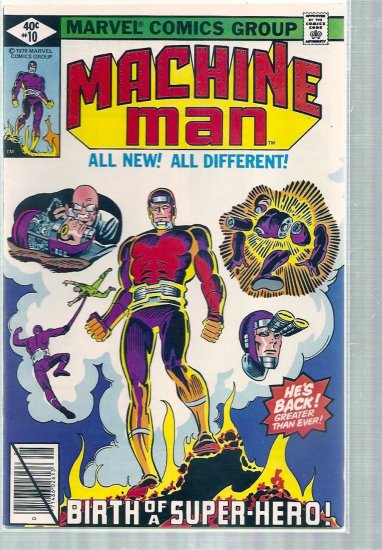 MACHINE MAN # 10, 7.5 VF -