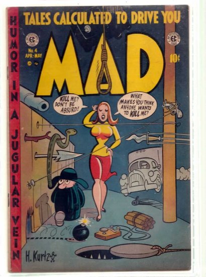 MAD # 4, 4.5 VG +