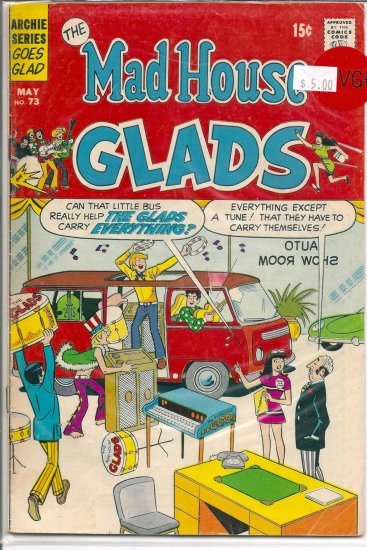 Madhouse Glads # 73, 4.5 VG +