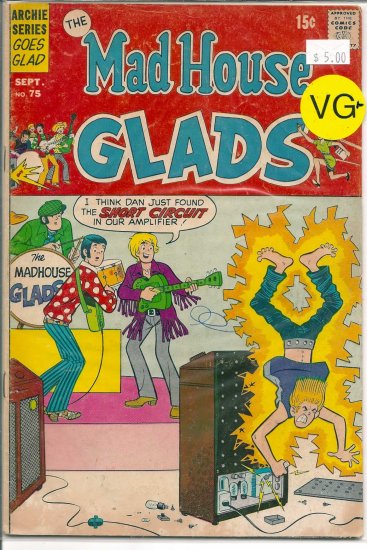 Madhouse Glads # 75, 4.5 VG +