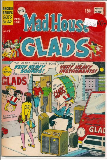 Madhouse Glads # 77, 4.5 VG +
