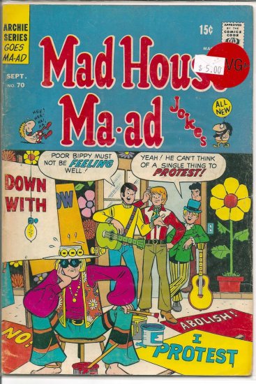 Madhouse Ma-ad # 70, 4.5 VG +