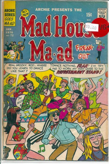 Madhouse Ma-ad # 72, 4.5 VG +