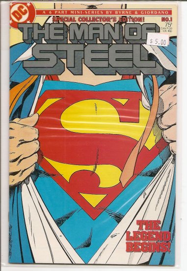 Man of Steel # 1, 9.0 VF/NM