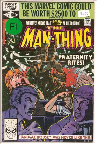 Man-Thing # 6, 6.0 FN