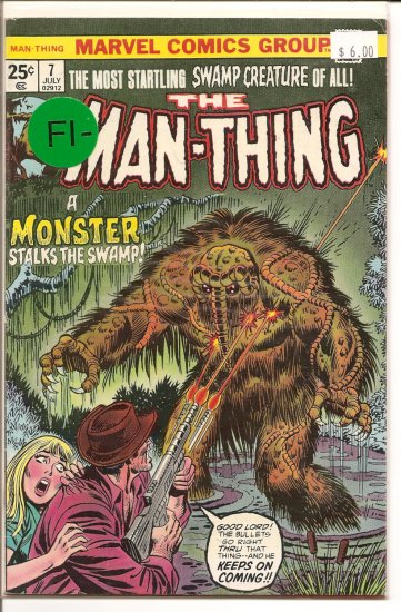 Man-Thing # 7, 5.5 FN -
