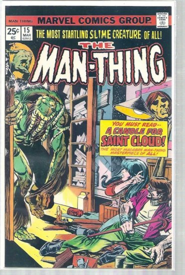 MAN-THING # 15, 5.0 VG/FN