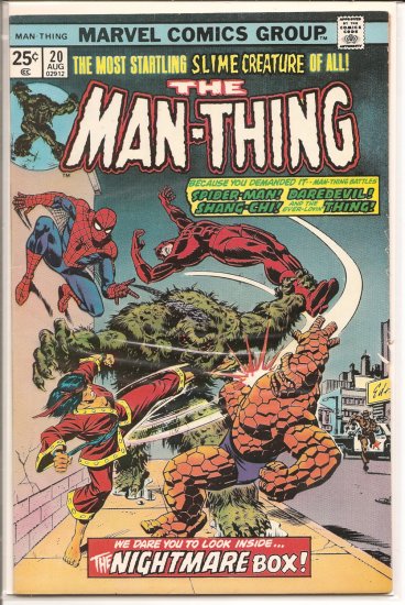 Man-Thing # 20, 5.5 FN -