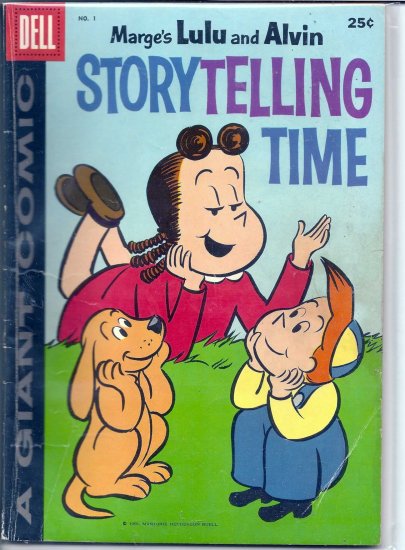MARGE'S LITTLE LULU AND ALVIN STORYTELLING TIME # 1, 4.0 VG
