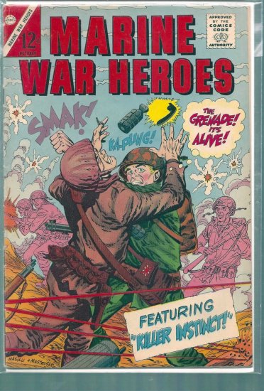 MARINE WAR HEROES # 10, 4.5 VG +