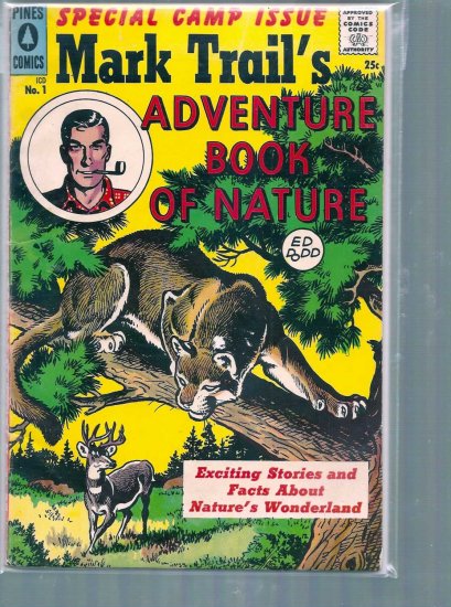 MARK TWAIN ADVENTURE BOOK OF NATURE # 1, 4.5 VG +