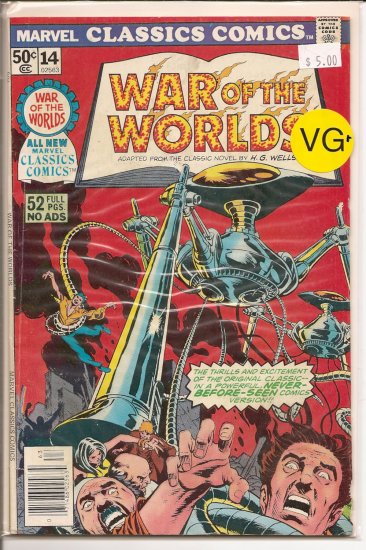 Marvel Classics Comics Series Featuring # 14, 4.5 VG +