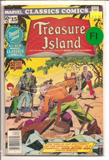 Marvel Classics Comics Series Featuring # 15, 6.0 FN