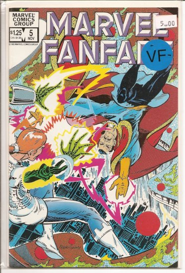 Marvel Fanfare # 5, 7.5 VF -