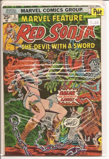 Marvel Feature # 3, 6.5 FN +