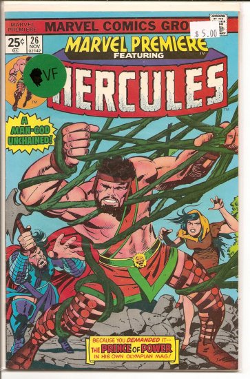 Marvel Premiere # 26, 8.0 VF