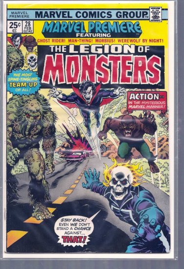 MARVEL PREMIERE # 28, 3.0 GD/VG