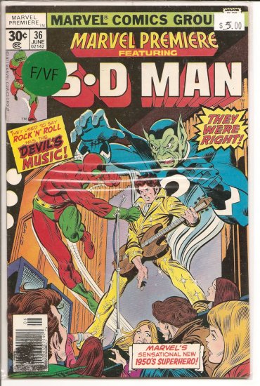 Marvel Premiere # 36, 7.0 FN/VF