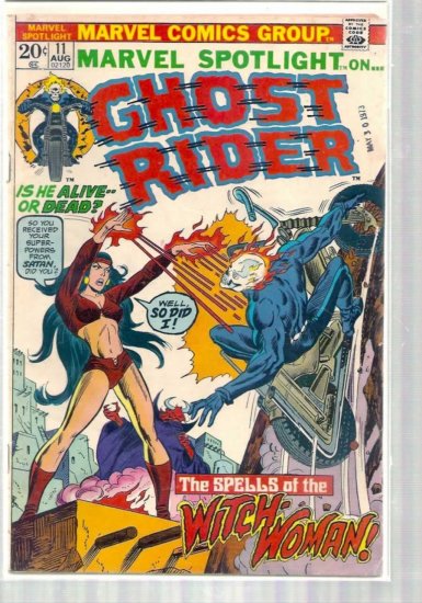 MARVEL SPOTLIGHT # 11, 3.5 VG -
