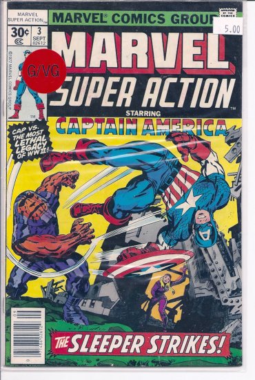 Marvel Super Action # 3, 3.0 GD/VG