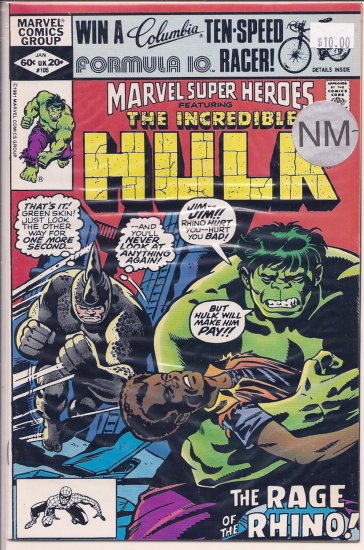 Marvel Super-Heroes # 105, 9.2 NM -
