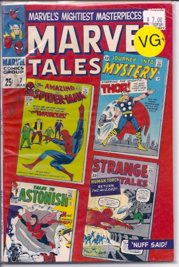 Marvel Tales # 7, 4.5 VG +