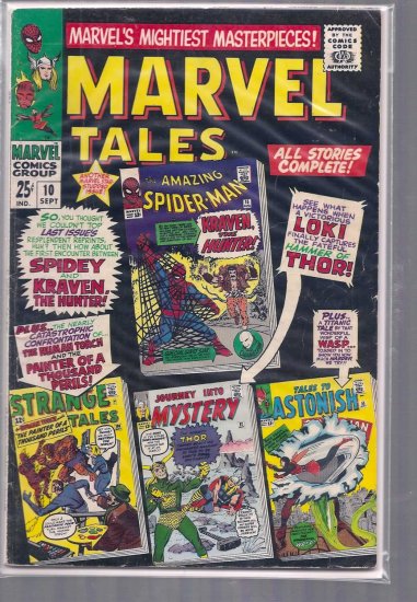 MARVEL TALES # 10, 3.0 GD/VG