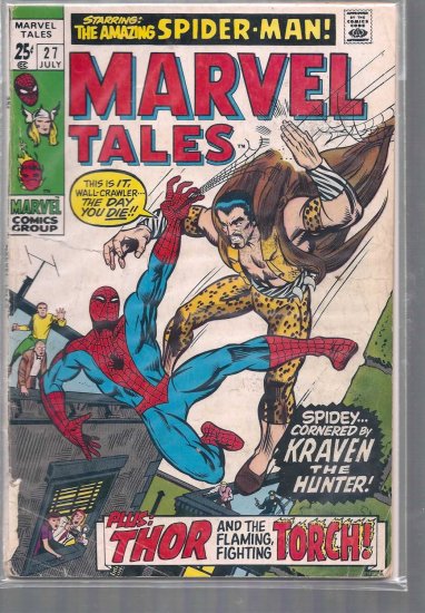 MARVEL TALES # 27, 1.8 GD -