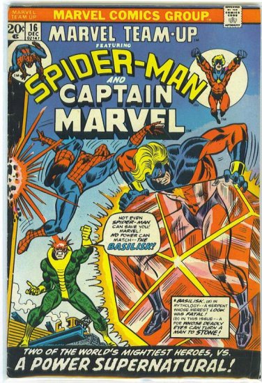 Marvel Team-Up # 16, 4.5 VG +