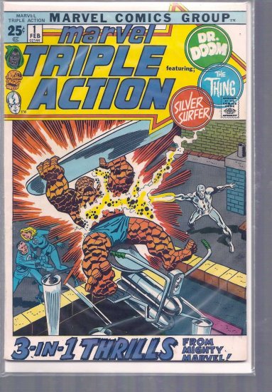 MARVEL TRIPLE ACTION # 1, 4.0 VG