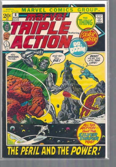 MARVEL TRIPLE ACTION # 4, 4.5 VG +