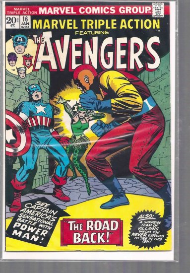 MARVEL TRIPLE ACTION # 16, 5.0 VG/FN