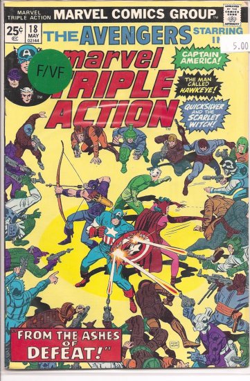 Marvel Triple Action # 18, 6.0 FN