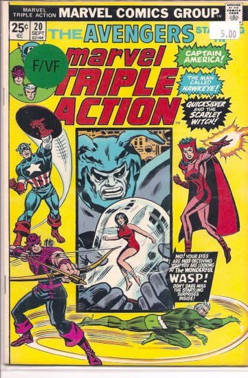 Marvel Triple Action # 20, 7.0 FN/VF