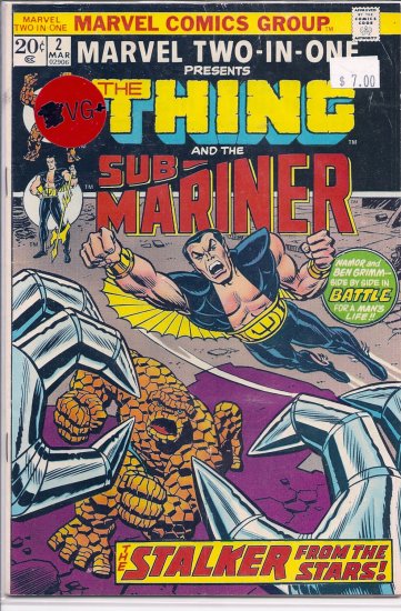 Marvel Two-In-One # 2, 4.5 VG +