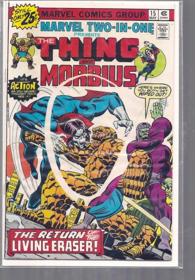 MARVEL TWO-IN-ONE # 15, 3.0 GD/VG