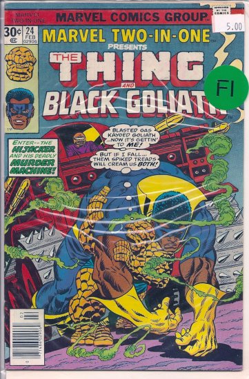 Marvel Two-In-One # 24, 6.0 FN