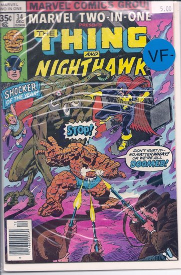 Marvel Two-In-One # 34, 7.5 VF -
