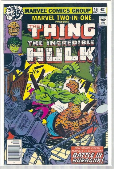 MARVEL TWO-IN-ONE # 46, 4.5 VG +
