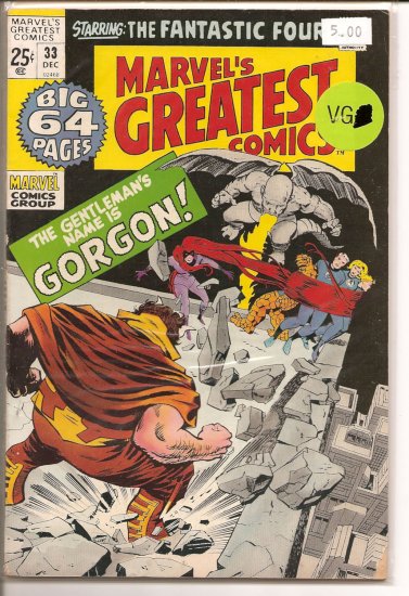 Marvels Greatest Comics # 33, 4.0 VG