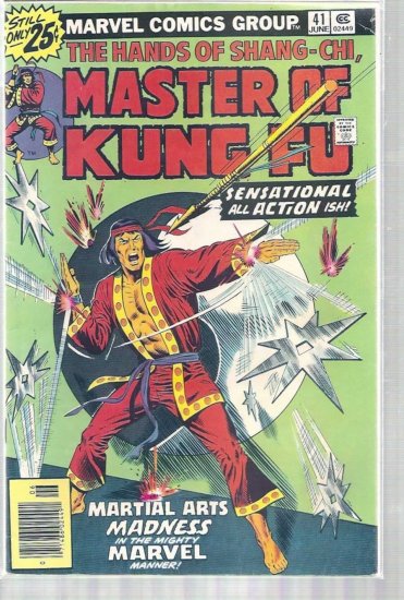 MASTER OF KUNG FU # 41, 4.0 VG