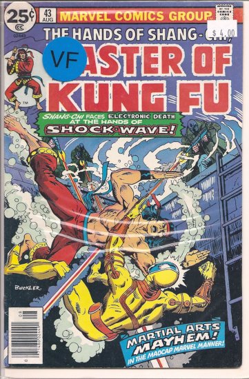 Master of Kung Fu # 43, 8.0 VF
