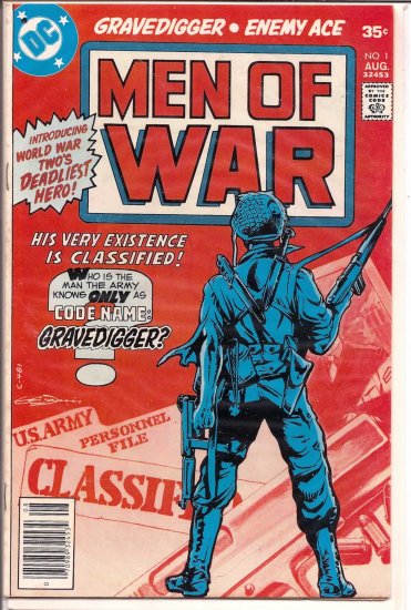MEN OF WAR # 1, 4.5 VG +