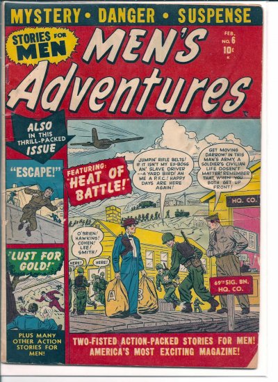 MEN'S ADVENTURES # 6, 2.0 GD