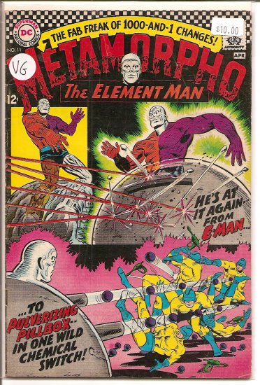 Metamorpho # 11, 4.5 VG +