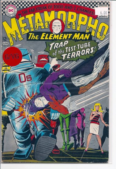 Metamorpho # 12, 3.0 GD/VG