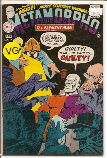 Metamorpho # 17, 4.5 VG +