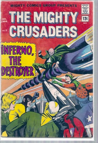 MIGHTY CRUSADERS # 2, 3.0 GD/VG