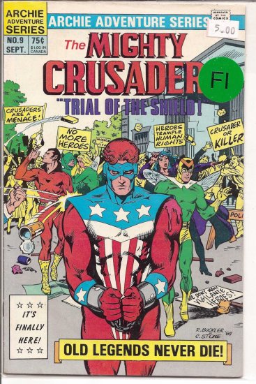 Mighty Crusaders # 9, 6.0 FN