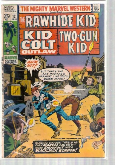 MIGHTY MARVEL WESTERN # 12, 4.0 VG